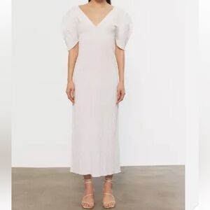 $395. Mara Hoffman Gracen Dress White.      Size Small